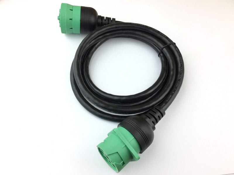 YPP Type 2 J1939 Male to Female Extension Cable Full 9pin 20AWG 6Ft for Truck Freightliner Code Reader - Image 4